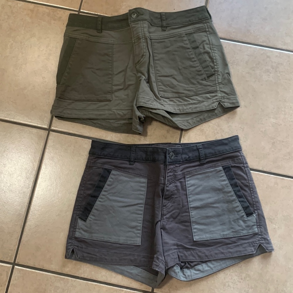 Denim style cargo short, 4” inseam